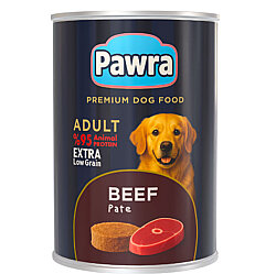 Pawra Sığır Etli Yetişkin Köpek Konservesi 415 Gr - Pawra