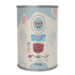 Pawra Sığır Etli Yetişkin Köpek Konservesi 415 Gr - Pawra