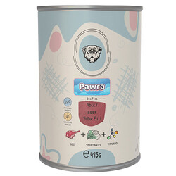 Pawra - Pawra Sığır Etli Yetişkin Köpek Konservesi 415 Gr