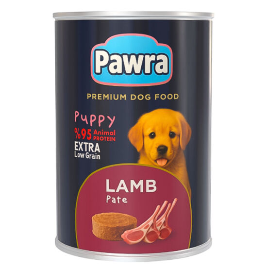 Pawra Yavru Köpek Kuzu Etli Pate Konserve 410 Gr - 1