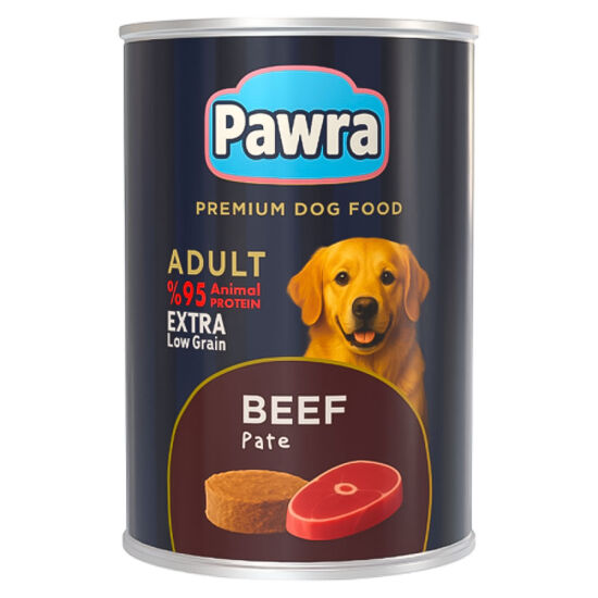Pawra Yetişkin Köpek Dana Etli Pate Konserve 410 Gr - 1