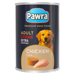 Pawra Yetişkin Köpek Tavuk Etli Pate Konserve 410 Gr x 12 Adet - 2