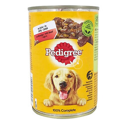 Pedigree - Pedigree Biftekli Jöleli Konserve Köpek Maması 400 Gr