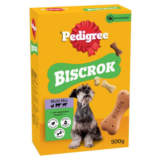 Pedigree Biscrok Multi Mix Köpek Ödül Bisküvisi 500 Gr - 1