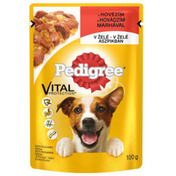 Pedigree Gravy Jöle İçinde Sığır Etli Köpek Yaş Maması 100 Gr - Thumbnail