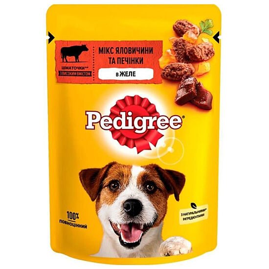Pedigree Gravy Soslu Sığır Etli Köpek Yaş Maması 100 Gr - 1