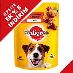 Pedigree - Pedigree Gravy Soslu Sığır ve Kuzu Karışımlı Köpek Yaş Mama 100 Gr