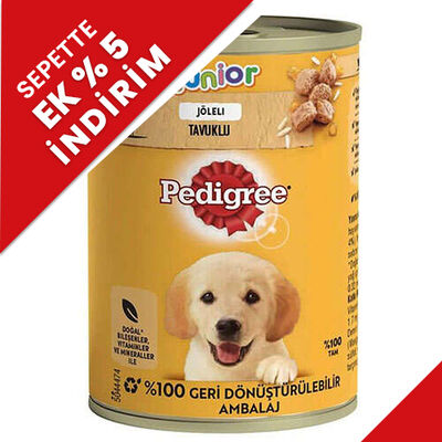 Pedigree Junior Tavuk Etli Yavru Köpek Konservesi 400 Gr
