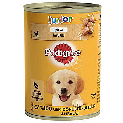 Pedigree Junior Tavuk Etli Yavru Köpek Konservesi 400 Gr - Pedigree