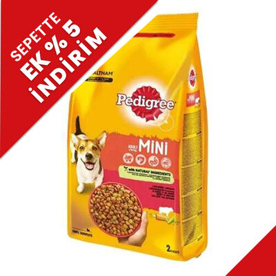 Pedigree Mini Adult Sığır Etli Küçük Irk Köpek Maması 2 Kg