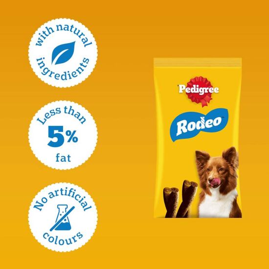 Pedigree Rodeo Biftekli Köpek Ödülü 123 Gr ( 7 Sticks ) - 2