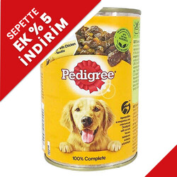 Pedigree - Pedigree Tavuk Etli Jöleli Konserve Köpek Maması 400 Gr
