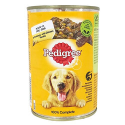 Pedigree - Pedigree Tavuk Etli Jöleli Konserve Köpek Maması 400 Gr