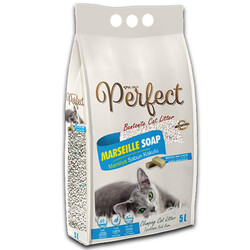 Perfect İnce Taneli Marsilya Sabunlu Topaklanan Kedi Kumu 5 Lt - Perfect