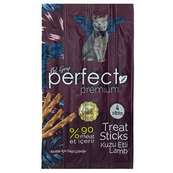 Perfect Premium Lamb Kuzu Etli Kedi Ödül Çubukları (20 gr x 4'lü Sticks) - Perfect