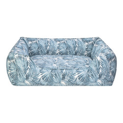 Pet Comfort Alpha Mavi-Beyaz Köpek Yatağı L 105x85cm - Pet Comfort