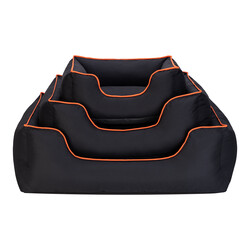 Pet Comfort Alpha Outdoor Siyah w Oranj Biye M 80x65cm - Thumbnail