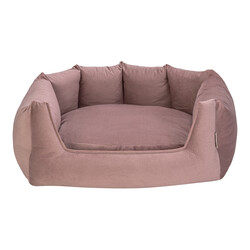 Pet Comfort Barcelona Kedi ve Köpek Yatağı Pudra Pembe 75x65cm - Pet Comfort