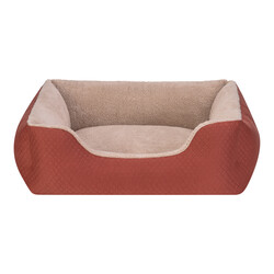 Pet Comfort Bravo Duo Köpek Yatağı Tarçın/Bej L 90x70cm - Pet Comfort