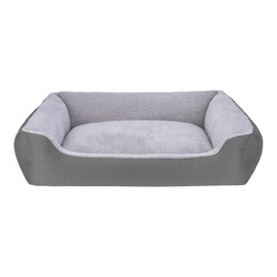 Pet Comfort - Pet Comfort Bravo Duo Mirinda Gri/Gri Peluş XL 105x80cm