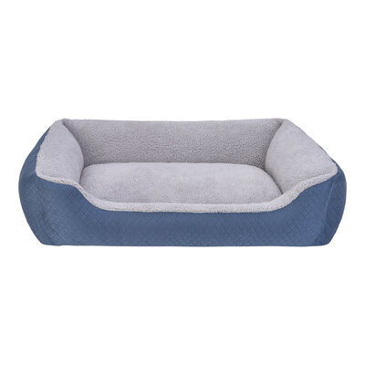 Pet Comfort Bravo Duo Mirinda Mavi/Gri Peluş L 90x70cm