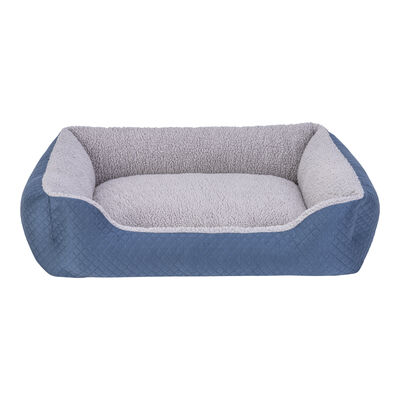 Pet Comfort Bravo Duo Mirinda Mavi/Gri Peluş M 75x60cm