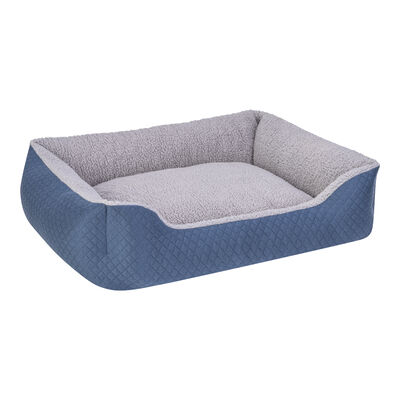 Pet Comfort Bravo Duo Mirinda Mavi/Gri Peluş M 75x60cm