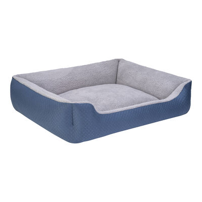 Pet Comfort Bravo Duo Mirinda Mavi/Gri Peluş XL 105x80cm