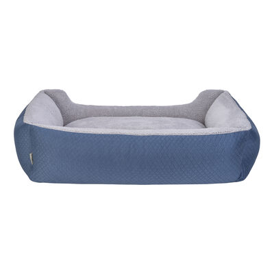 Pet Comfort Bravo Duo Mirinda Mavi/Gri Peluş XL 105x80cm