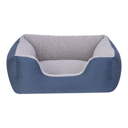 Pet Comfort - Pet Comfort Echo Mirinda Mavi/Gri Peluş S 60x50cm