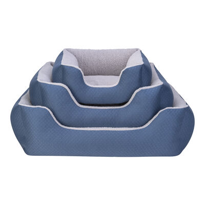 Pet Comfort Echo Mirinda Mavi/Gri Peluş S 60x50cm