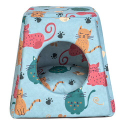 Pet Comfort Iglo Kedi Eco Mint 37x37x37cm - Thumbnail