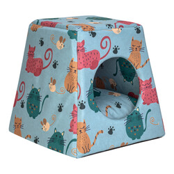 Pet Comfort Iglo Kedi Eco Mint 37x37x37cm - Thumbnail