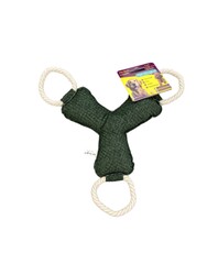 Pet Comfort - Pet Comfort İpli Bumerang Köpek Oyuncağı Yeşil 30cm