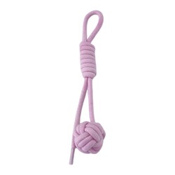 Pet Comfort - Pet Comfort İpli Kedi Oyuncağı, 100% Pamuk, Pembe 18cm