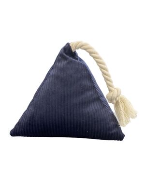 Pet Comfort İpli Prizma Köpek Oyuncağı Lacivert 17x30cm - 1