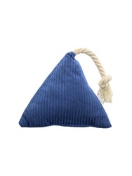 Pet Comfort İpli Prizma Köpek Oyuncağı Mavi 17x30cm - Pet Comfort