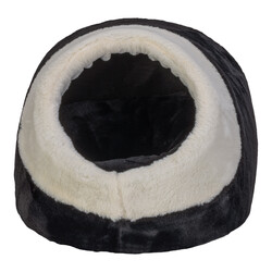 Pet Comfort Nest Mira Siyah/Beyaz 40x40cm - Thumbnail