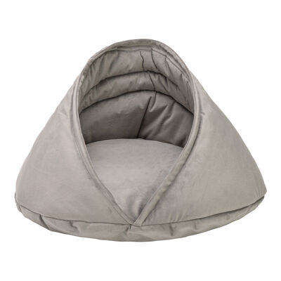 Pet Comfort Oyster Kedi/Köpek Yatağı, Gri 55x55x32cm - 1