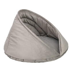 Pet Comfort Oyster Kedi/Köpek Yatağı, Gri 55x55x32cm - 2