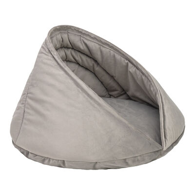 Pet Comfort Oyster Kedi/Köpek Yatağı, Gri 55x55x32cm - 2