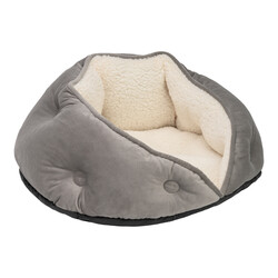 Pet Comfort Paris Kedi ve Köpek Yatağı Gri 60cm - 2