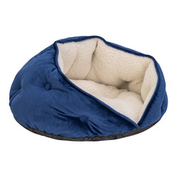 Pet Comfort Paris Perla Kedi ve Köpek Yatağı Lacivert 50cm - Thumbnail