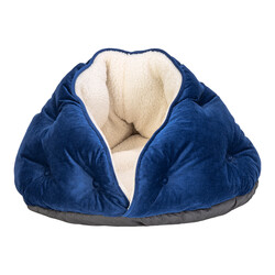 Pet Comfort Paris Perla Köpek ve Kedi Yatağı Parliament Mavi 60cm - Thumbnail