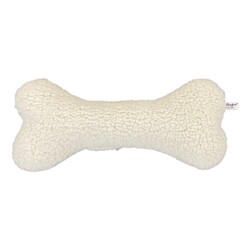 Pet Comfort Peluş Kemik Köpek Oyuncağı Ekru 32cm - Pet Comfort