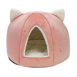 Pet Comfort - Pet Comfort Pumpkin Kedi Yatağı, Pembe 37x37x33cm