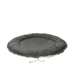 Pet Comfort Sunflower Çift Taraflı Koyu Yeşil/Ekru Kedi ve Köpek Yatağı 85cm - 3