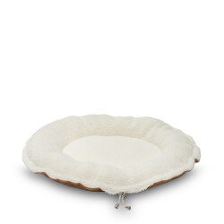 Pet Comfort Sunflower Çift Taraflı Terra/Ekru Kedi ve Köpek Yatağı 60cm - 2