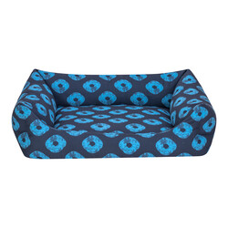 Pet Comfort Uniform Kiss Lacivert-Parliament Köpek Yatağı L 70x60cm - Pet Comfort