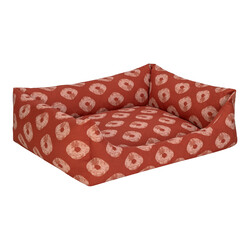 Pet Comfort Uniform Kiss Tarçın-Bej Köpek Yatağı M 60x70cm - Thumbnail